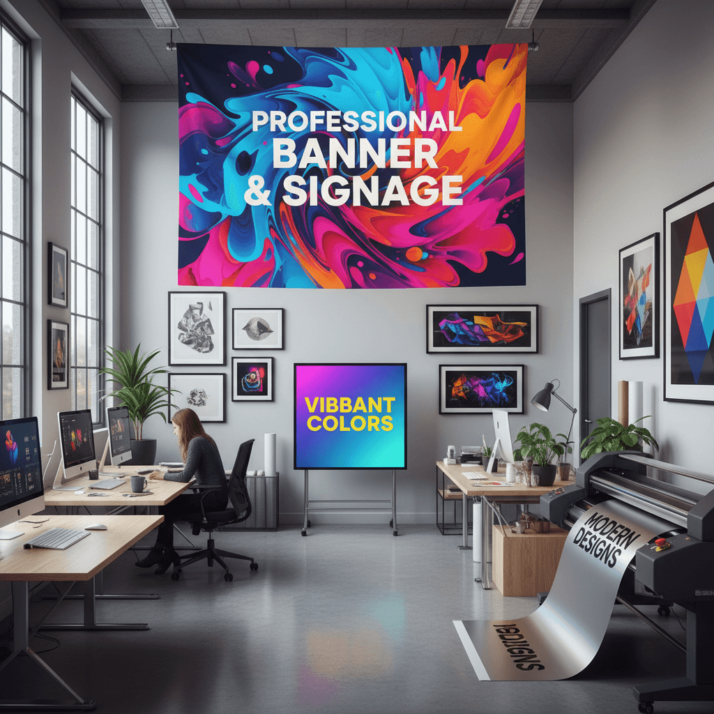 Banners and signage
