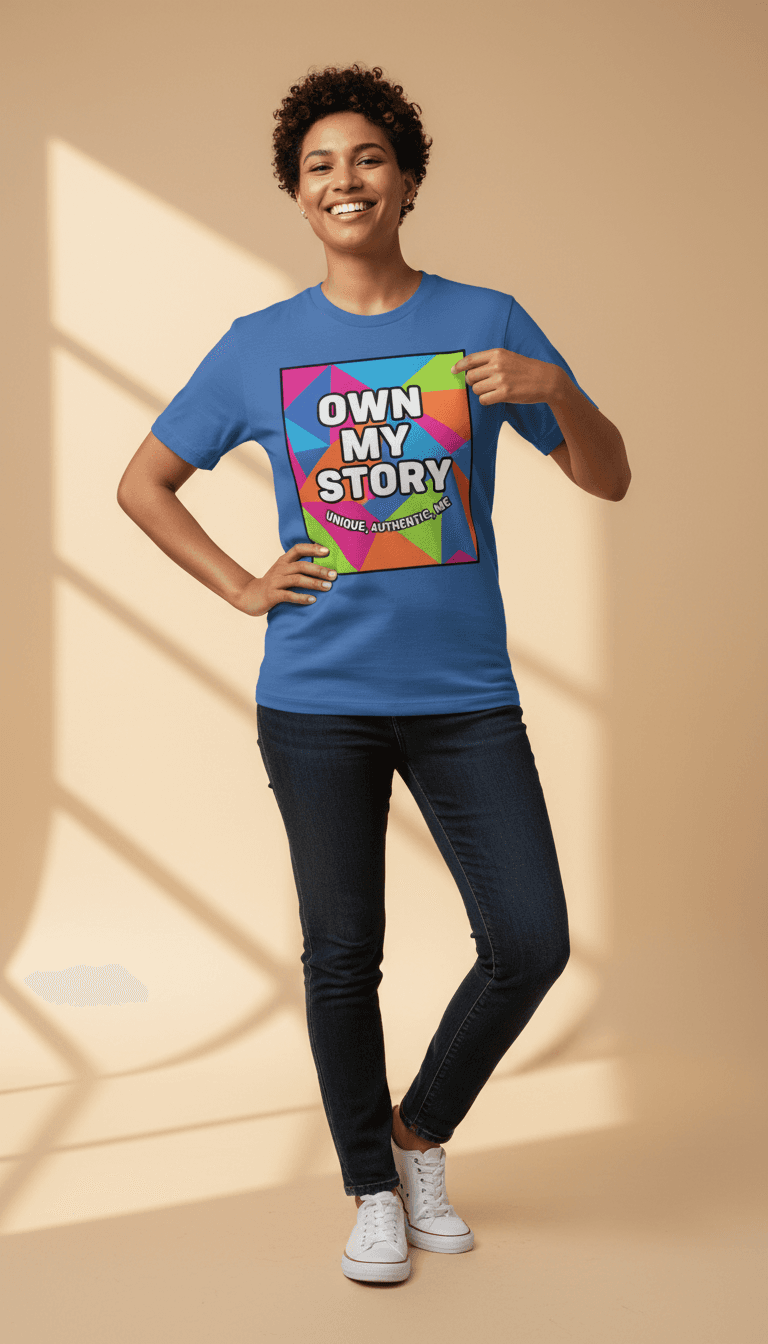 Custom printed t-shirt with brand design
