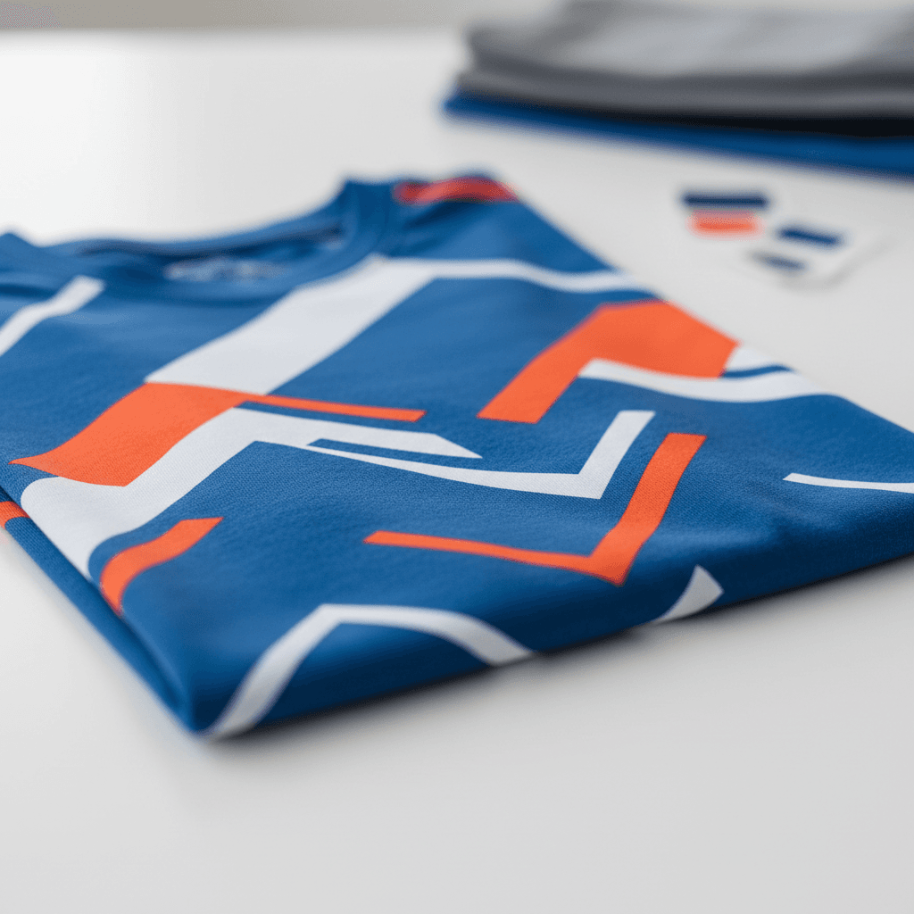 Custom printed t-shirts with bright vibrant designs